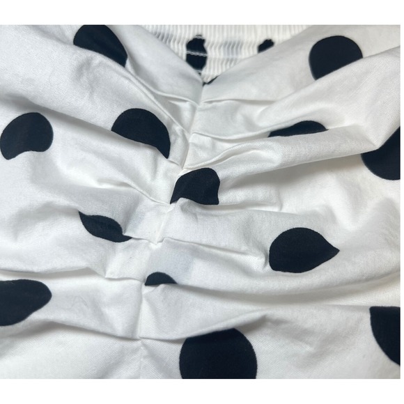 Torrid Size 3 Plus Size 3X White Black Polka Dot Sundress Sweetheart Fit & Flare - Picture 13 of 14